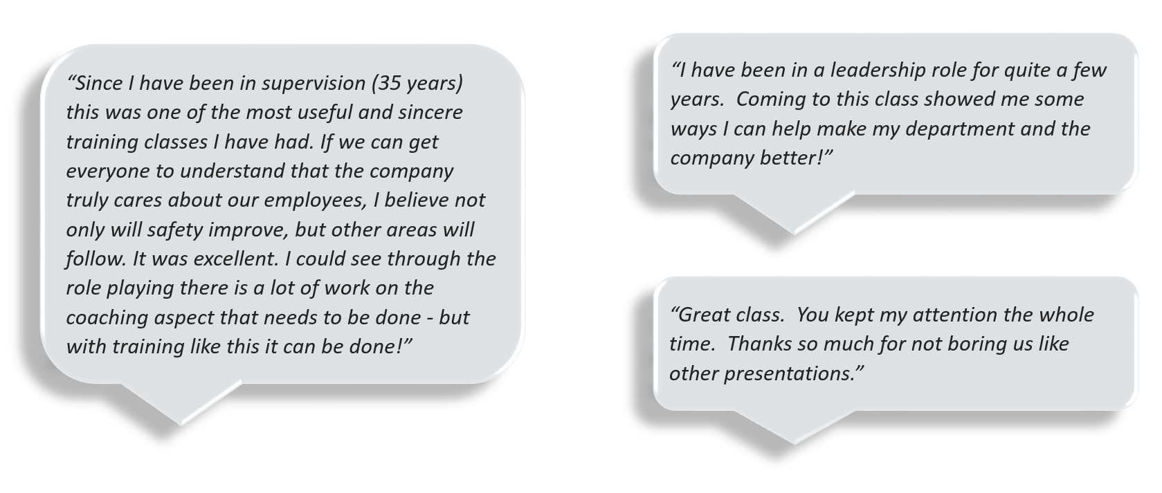Testimonials Continuous MILE